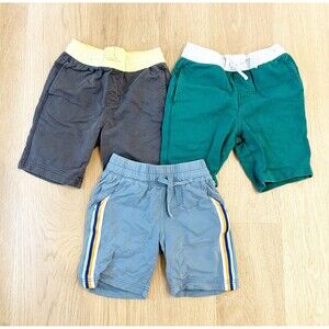 Lot of 3 Tea Collection Boys Cotton Knit Shorts Size 6